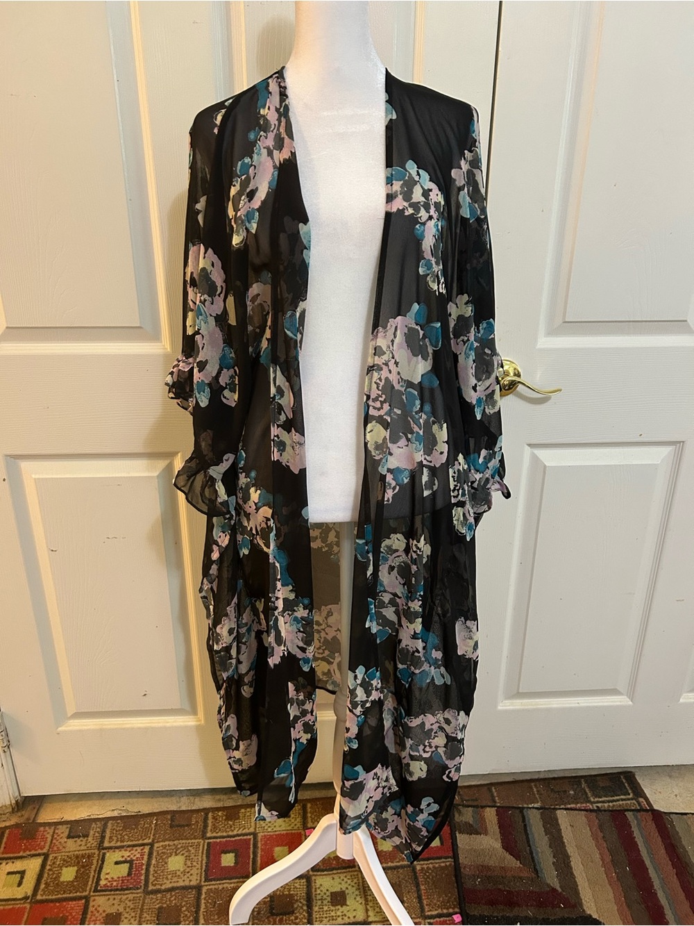 Betsey Johnson floral swimsuit coverup